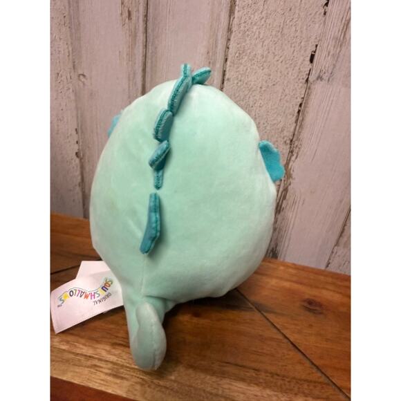 Squishmallows Sheldon Seahorse Plush Toy Blue Small 6" Washable - Picture 3 of 5